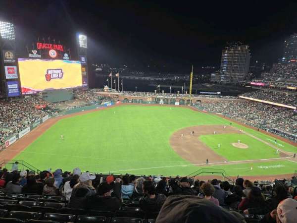 Oracle Park, section: VR327, row: 13, seat: 6