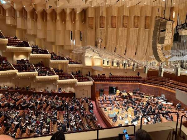 Davies Symphony Hall, section: M, row: C, seat: 4