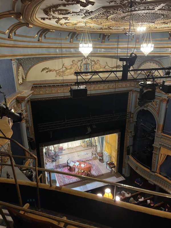 Harold Pinter Theatre, section: Balcony, row: C, seat: 21