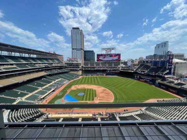 Target Field, section: 309, row: 1, seat: 11