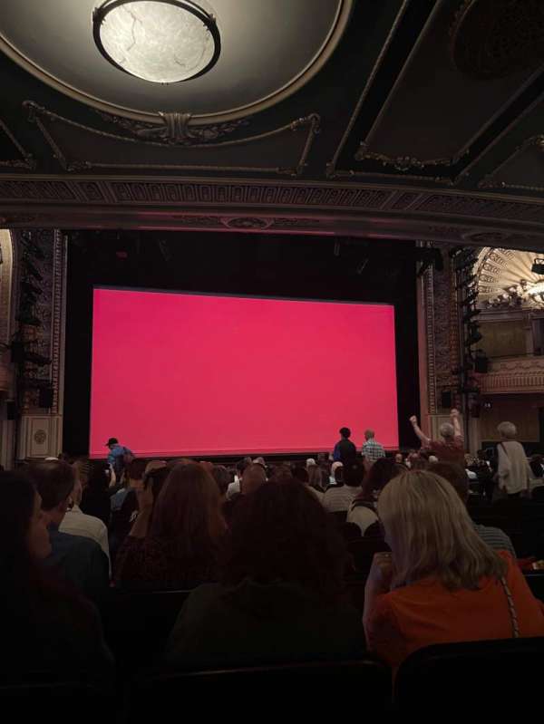 Palace Theatre, Broadway, section: Orchestra L, row: T, seat: 117