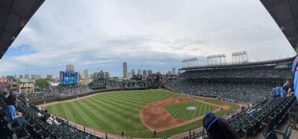 Wrigley Field, section: 308L, row: 7, seat: 20