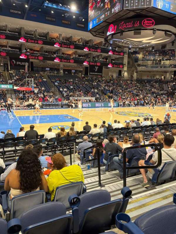 Wintrust Arena, section: 126, row: C, seat: 3