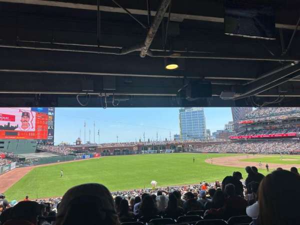 Oracle Park, section: 130, row: 38, seat: 13