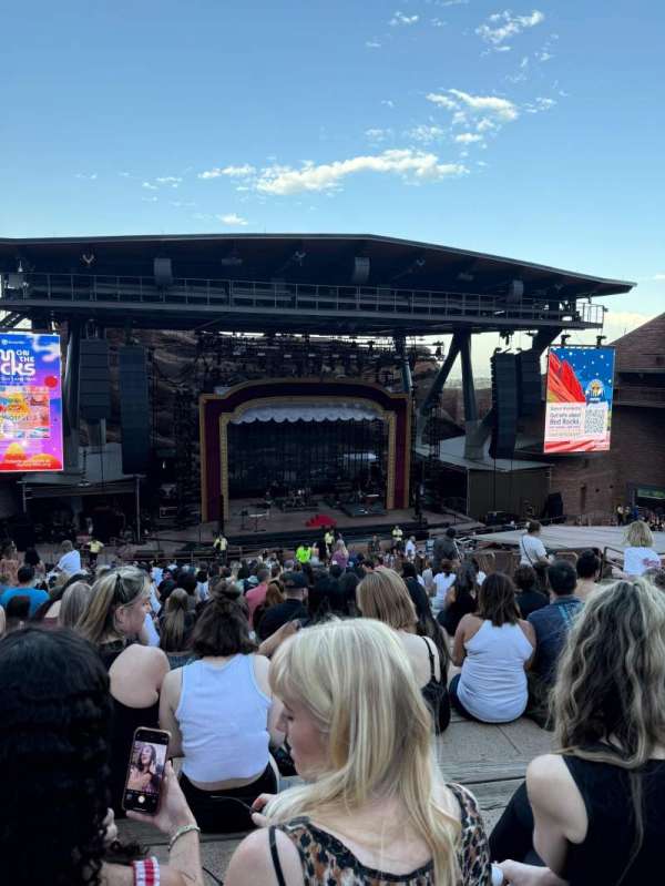Red Rocks Amphitheatre, section: Center Left, row: 23, seat: 91-92