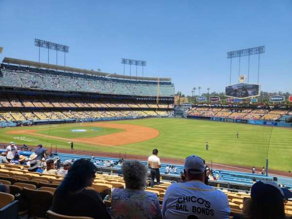 Dodger Stadium, section: 150LG, row: L, seat: 4