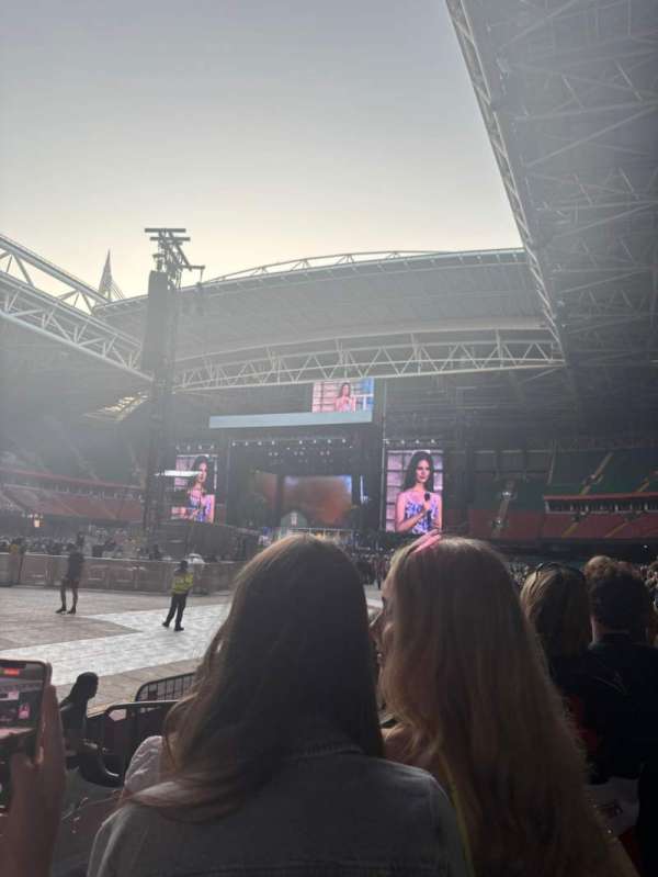 Principality Stadium, section: L13, row: 7, seat: 3