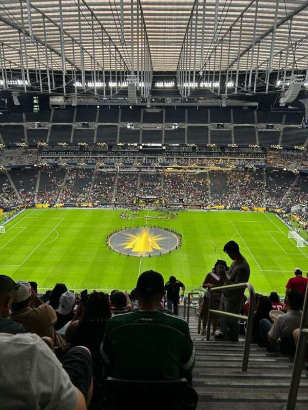 Allegiant Stadium, section: 411, row: 9, seat: 1