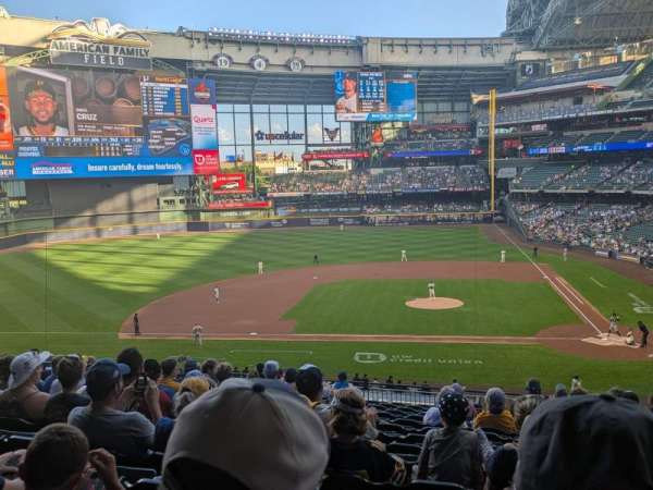 American Family Field, section: 223, row: 16, seat: 4