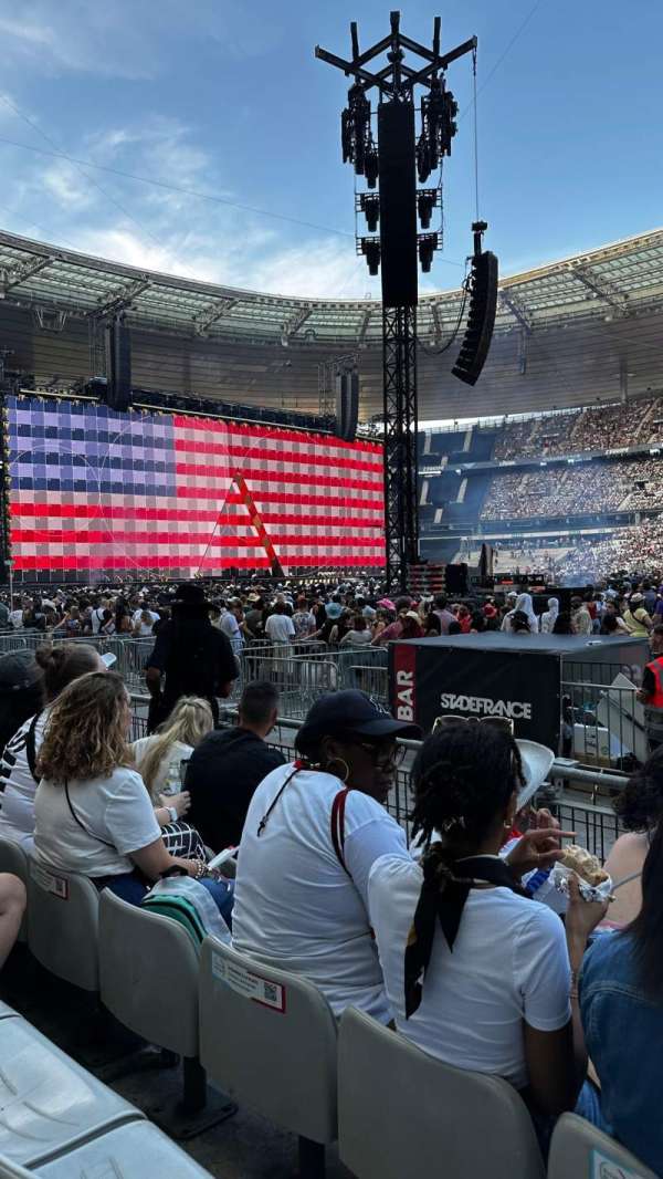 Stade de France, section: U7, row: 04, seat: 16