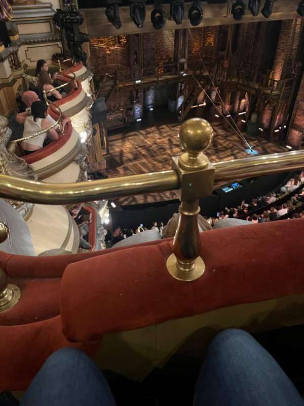 Victoria Palace Theatre, section: Grand Circle, row: A, seat: 38