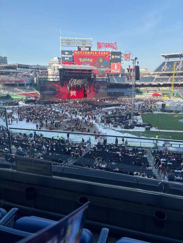 Nationals Park, section: 208, row: B, seat: 20
