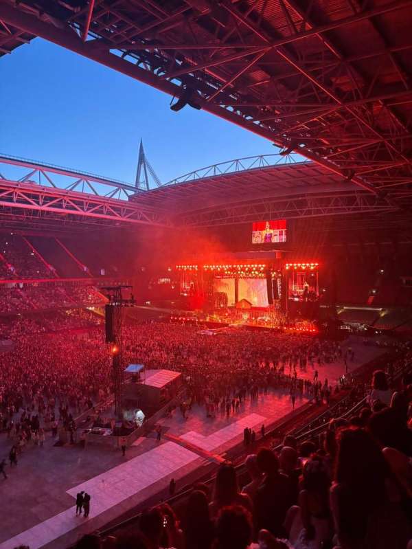 Principality Stadium, section: U13, row: 6, seat: 1