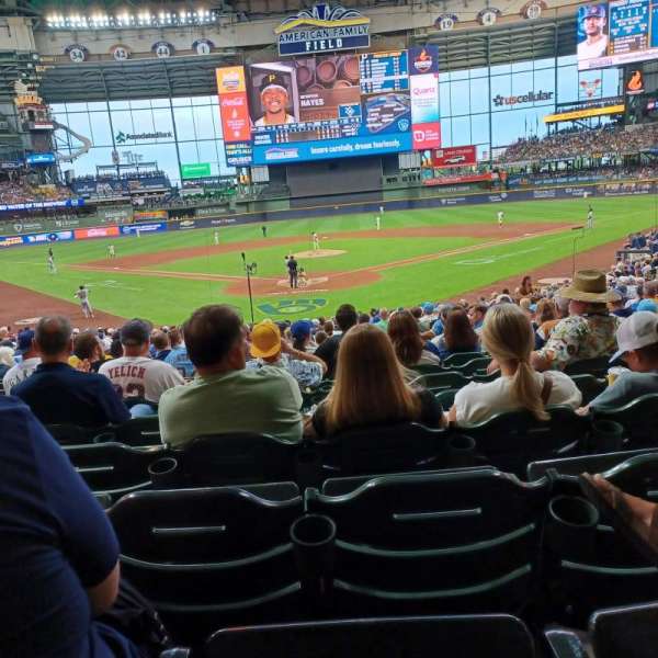 American Family Field, section: 117, row: 26, seat: 6