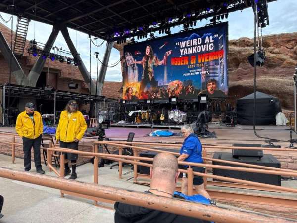 Red Rocks Amphitheatre, section: Right, row: 2, seat: 26