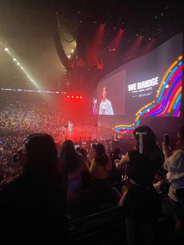 Michelob Ultra Arena, section: 121, row: K, seat: 2-3