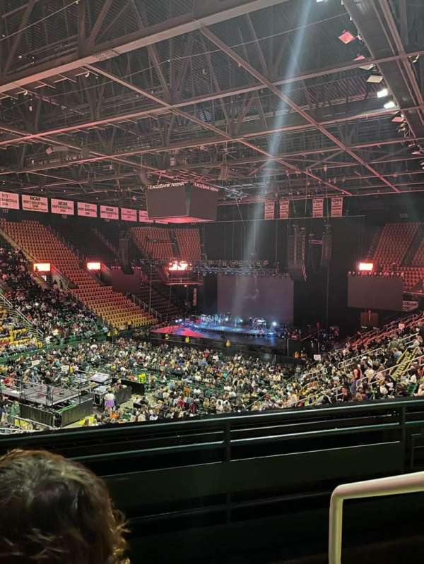 EagleBank Arena, section: 106, row: O, seat: 1