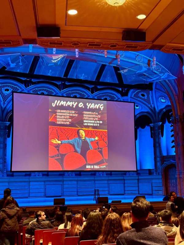 Orpheum Theatre, Vancouver, section: Orchestra L, row: 21, seat: 20