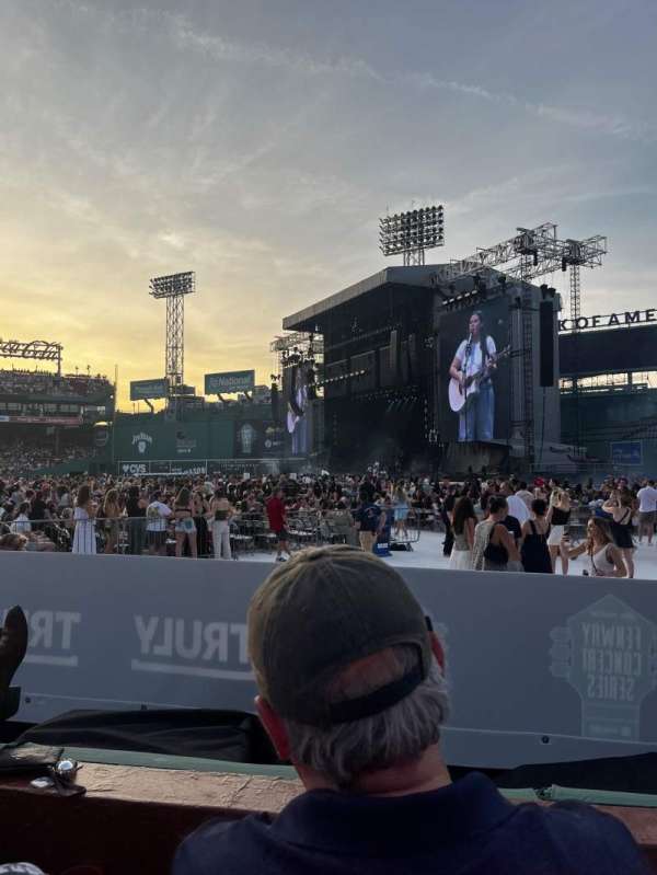Fenway Park, section: R.F., row: G, seat: 15