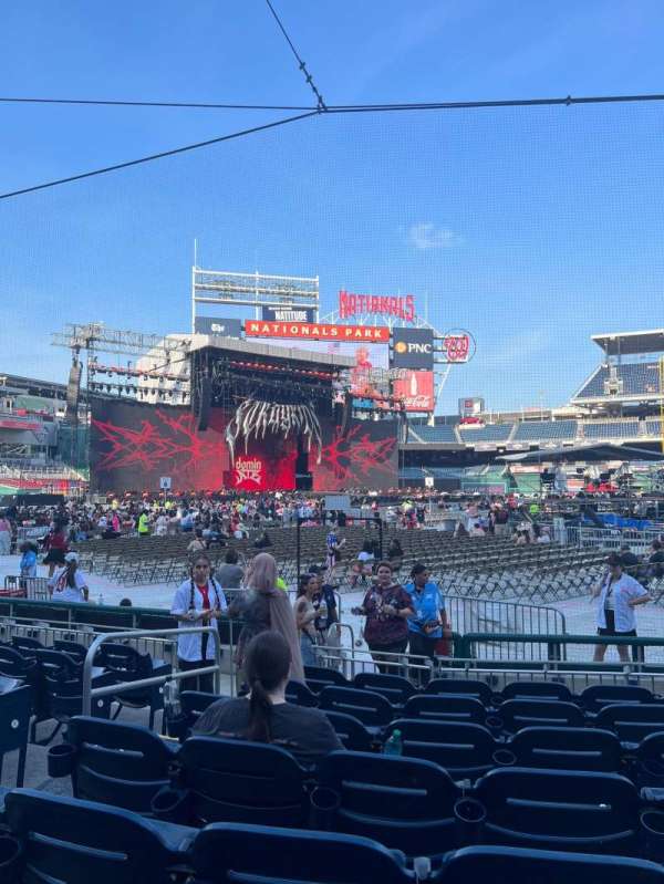 Nationals Park, section: 114, row: K, seat: 9