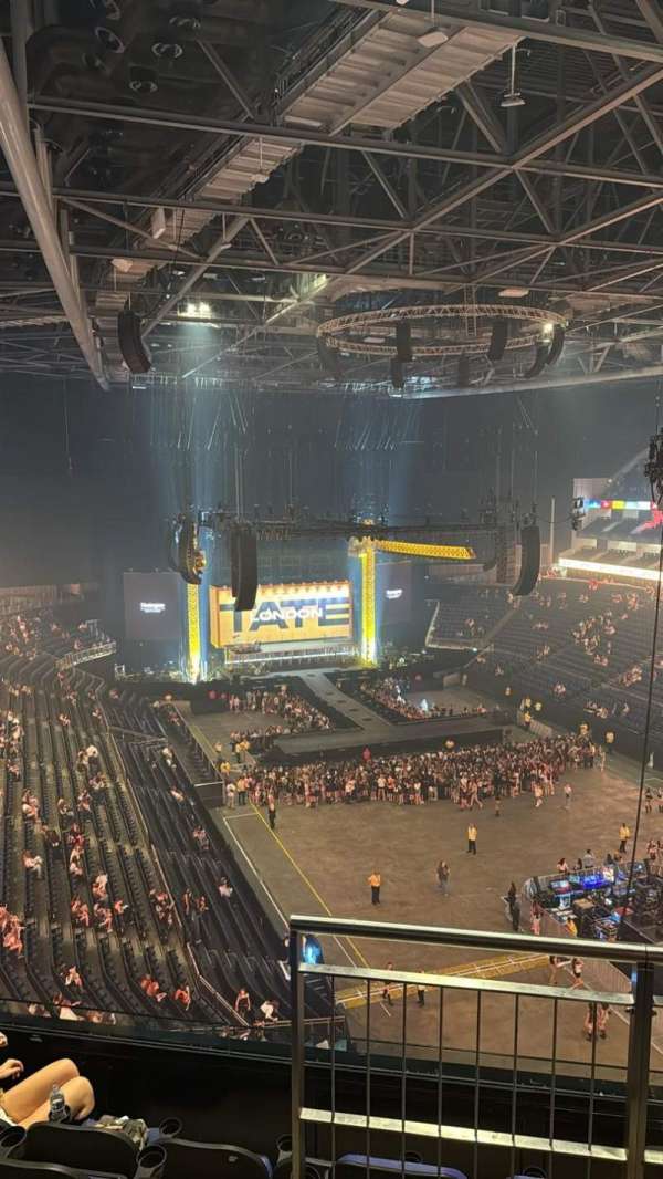The O2, London, section: 409, row: E, seat: 649