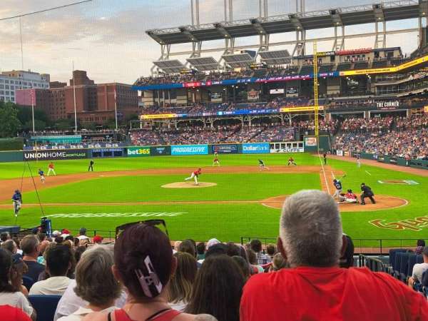 Progressive Field, section: 158, row: X, seat: 1
