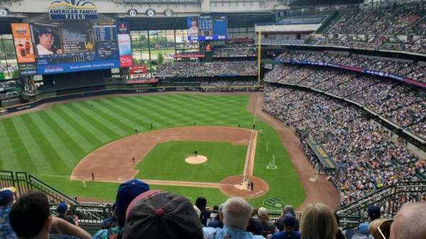 American Family Field, section: 426, row: 15, seat: 10