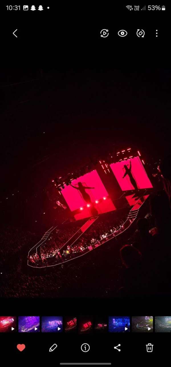 AO Arena, section: 212, row: H, seat: 26
