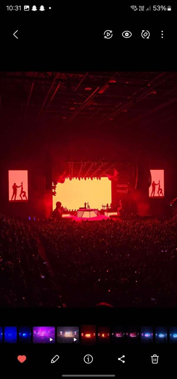 AO Arena, section: 107, row: W, seat: 6