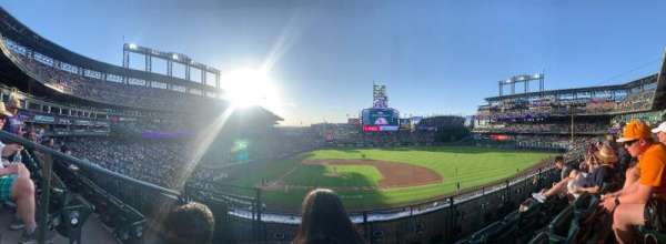 Coors Field, section: 223, row: 3, seat: 15