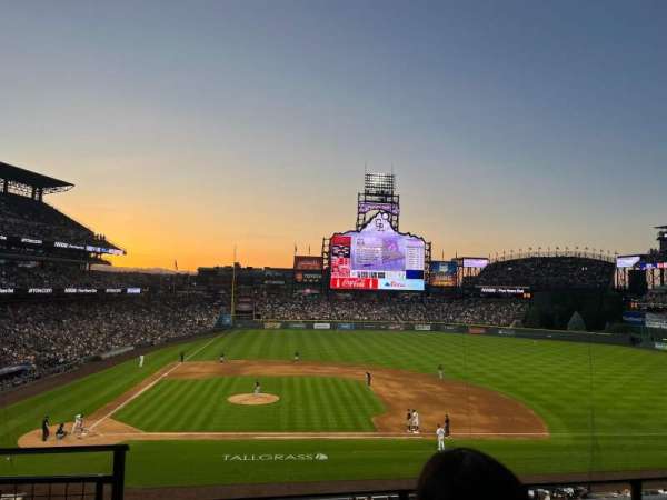 Coors Field, section: 223, row: 3, seat: 15