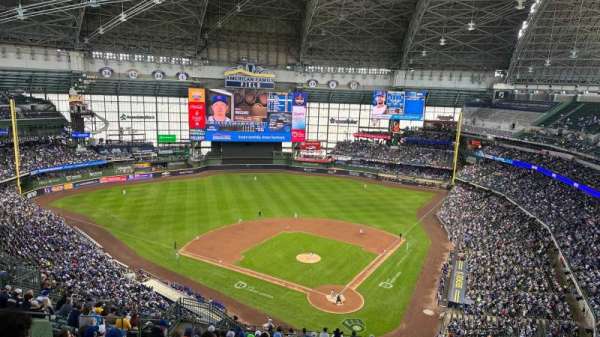 American Family Field, section: 424, row: 24, seat: 12