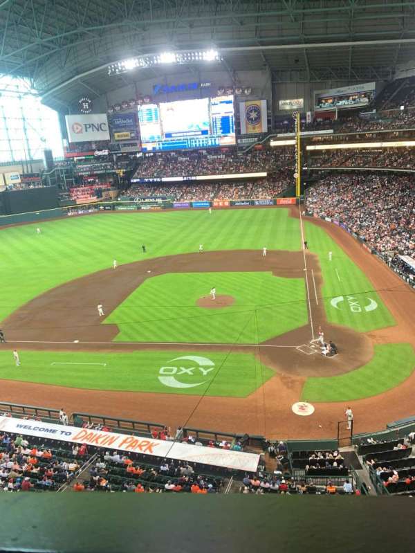 Daikin Park, section: 315, row: 1, seat: 9