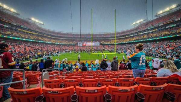 Northwest Stadium, section: 132, row: 13, seat: 20