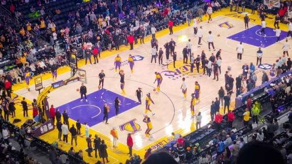 Crypto.com Arena, section: 305, row: 4, seat: 5