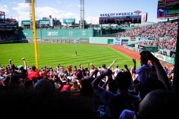 Fenway Park, section: Grandstand 7, row: 1, seat: 15