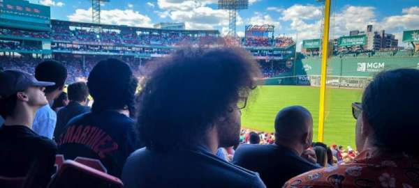 Fenway Park, section: Grandstand 7, row: 1, seat: 14