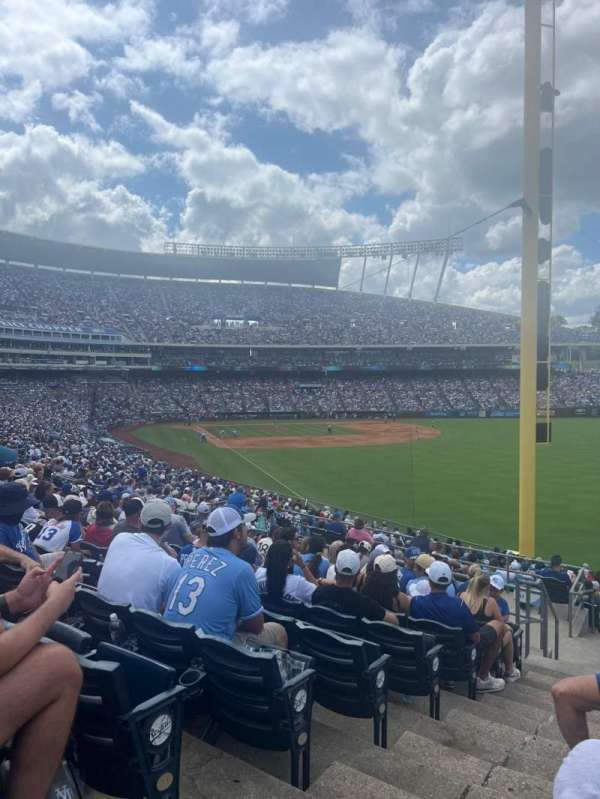Kauffman Stadium, section: 248, row: LL, seat: 1