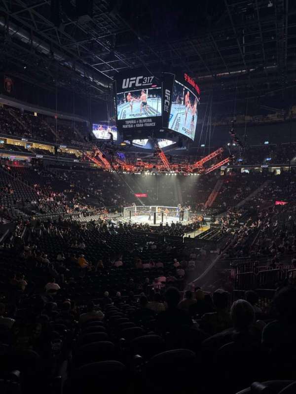 T-Mobile Arena, section: 12, row: P, seat: 11