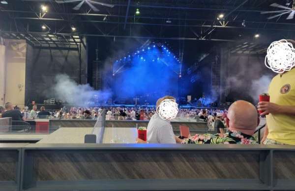 Dos Equis Pavilion, section: 203, row: H, seat: 4