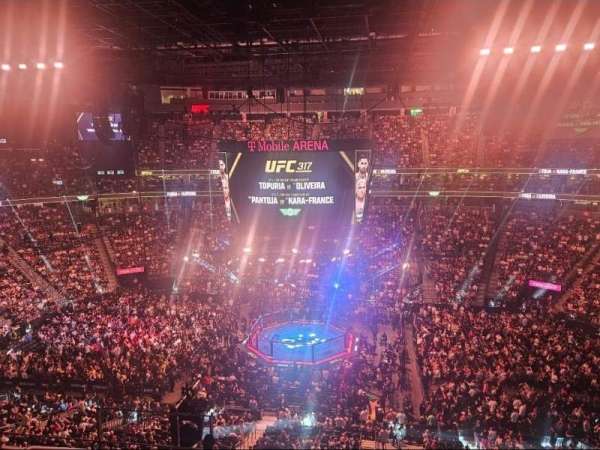 T-Mobile Arena, section: 206, row: E, seat: 4