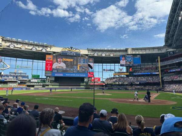 American Family Field, section: 119, row: 6, seat: 11