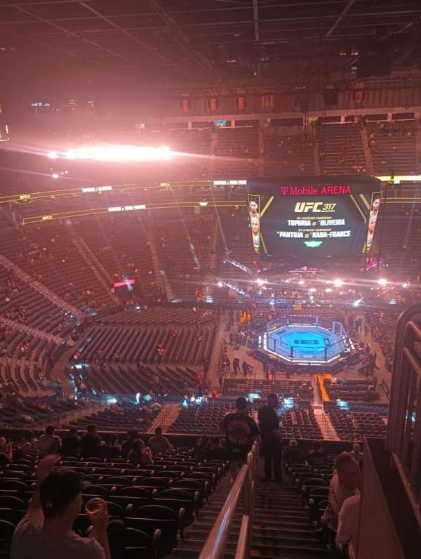 T-Mobile Arena, section: 222, row: J, seat: 18
