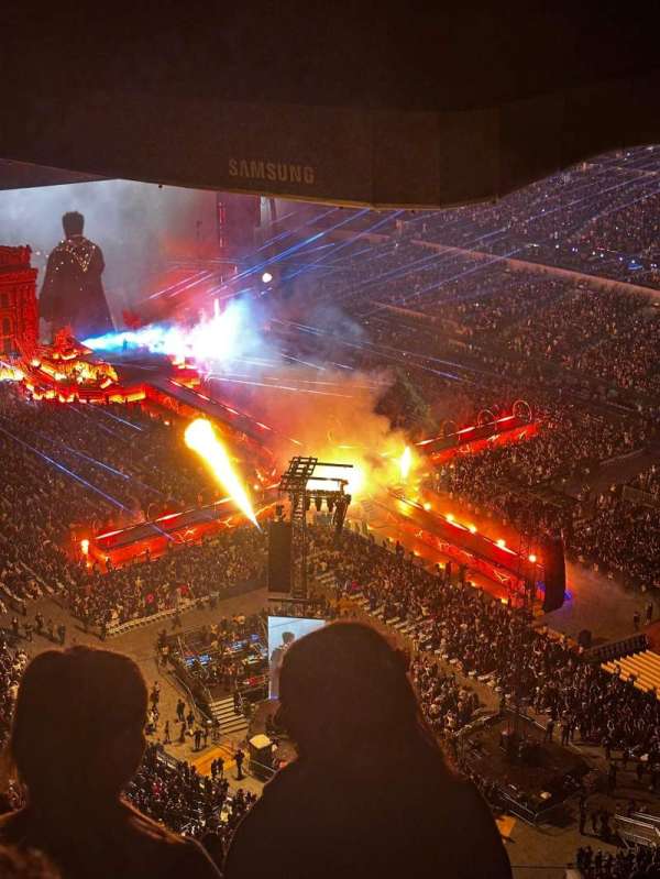 SoFi Stadium, section: 523, row: 3, seat: 8
