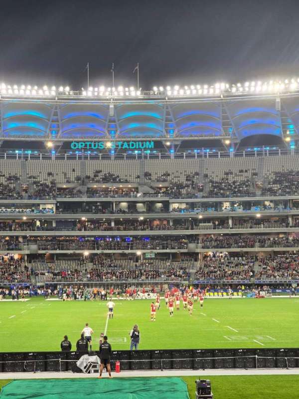 Optus Stadium, section: 134, row: 12, seat: 36
