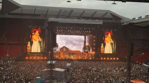 Anfield, section: 203, row: 45, seat: 167