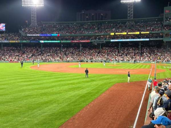 Fenway Park, section: Loge Box 164, row: HH, seat: 12