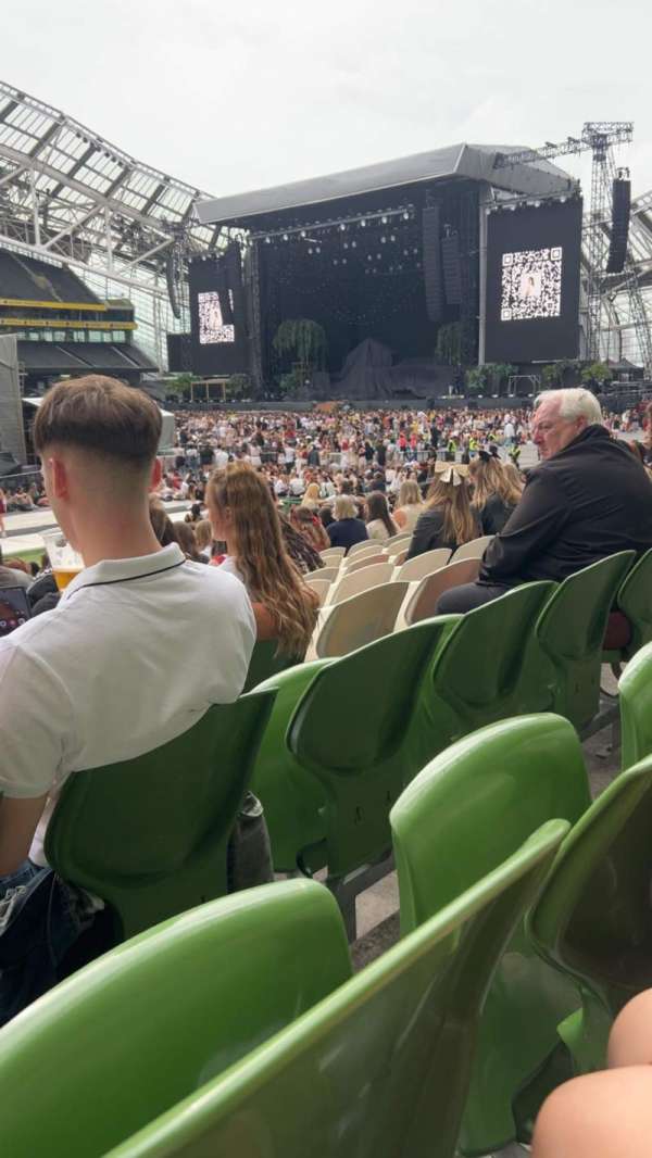 Aviva Stadium, section: 107, row: W, seat: 9
