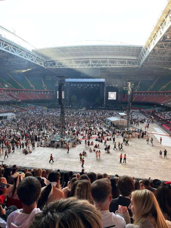 Principality Stadium, section: M18, row: 15, seat: 18