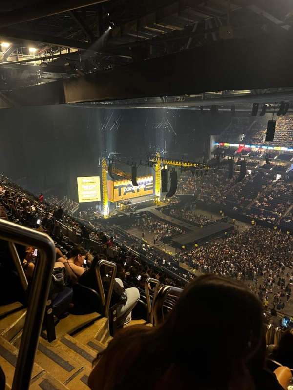 The O2, London, section: 406, row: R, seat: 589